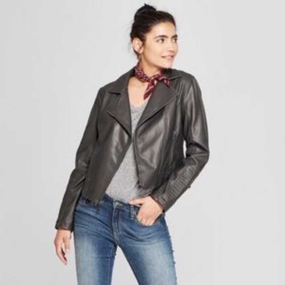 Universal Thread Vegan Leather Moto Jacket